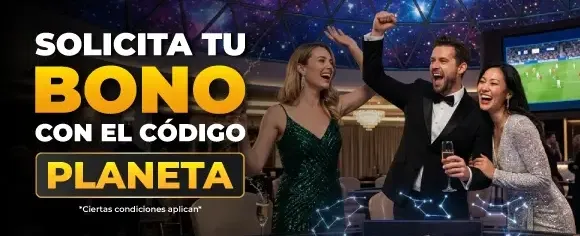 Bono de Bienvenida Galáctico promotion
